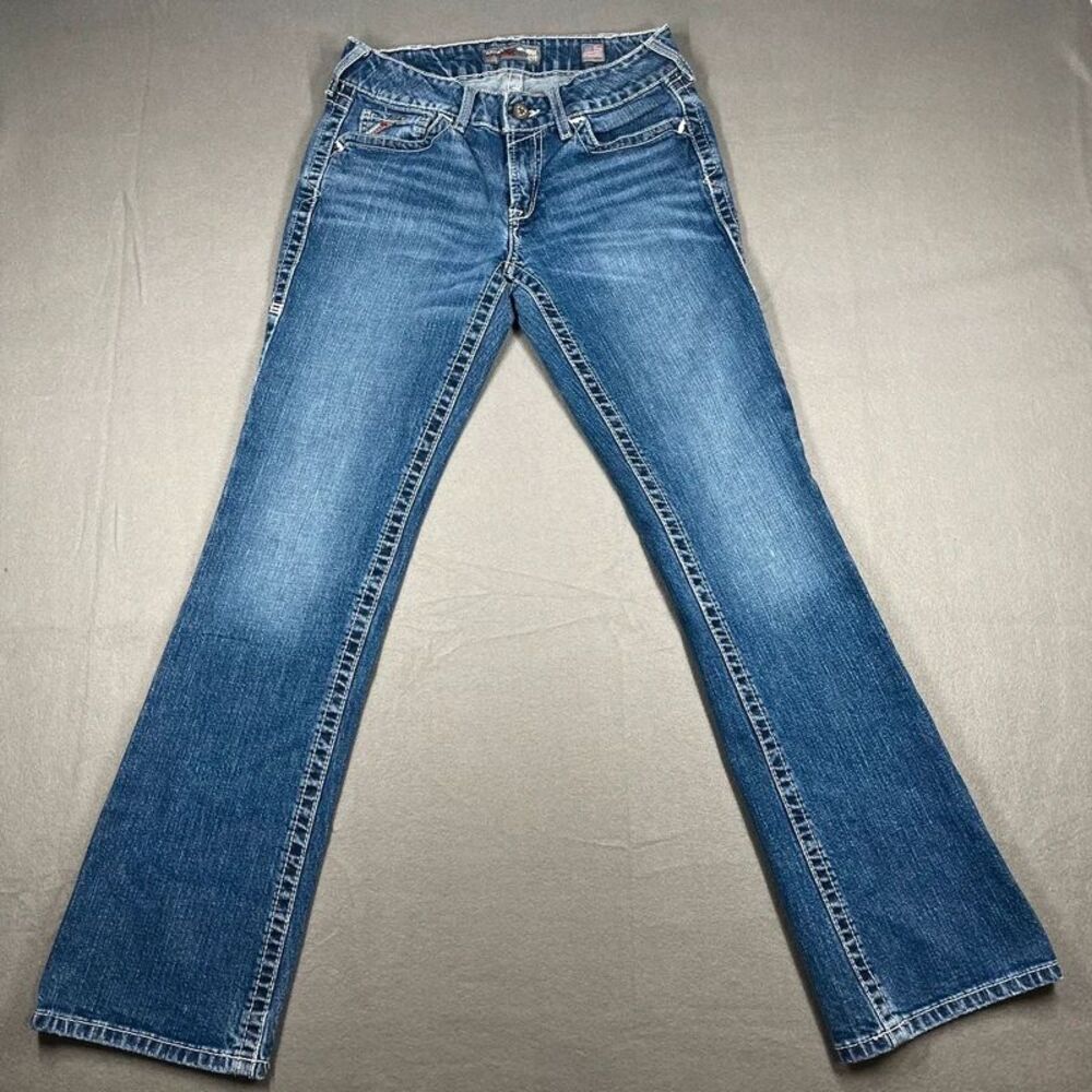 Ariat FR DuraLight Jeans Womens 28R Mid Rise Boot Cut Flame Resistant Denim